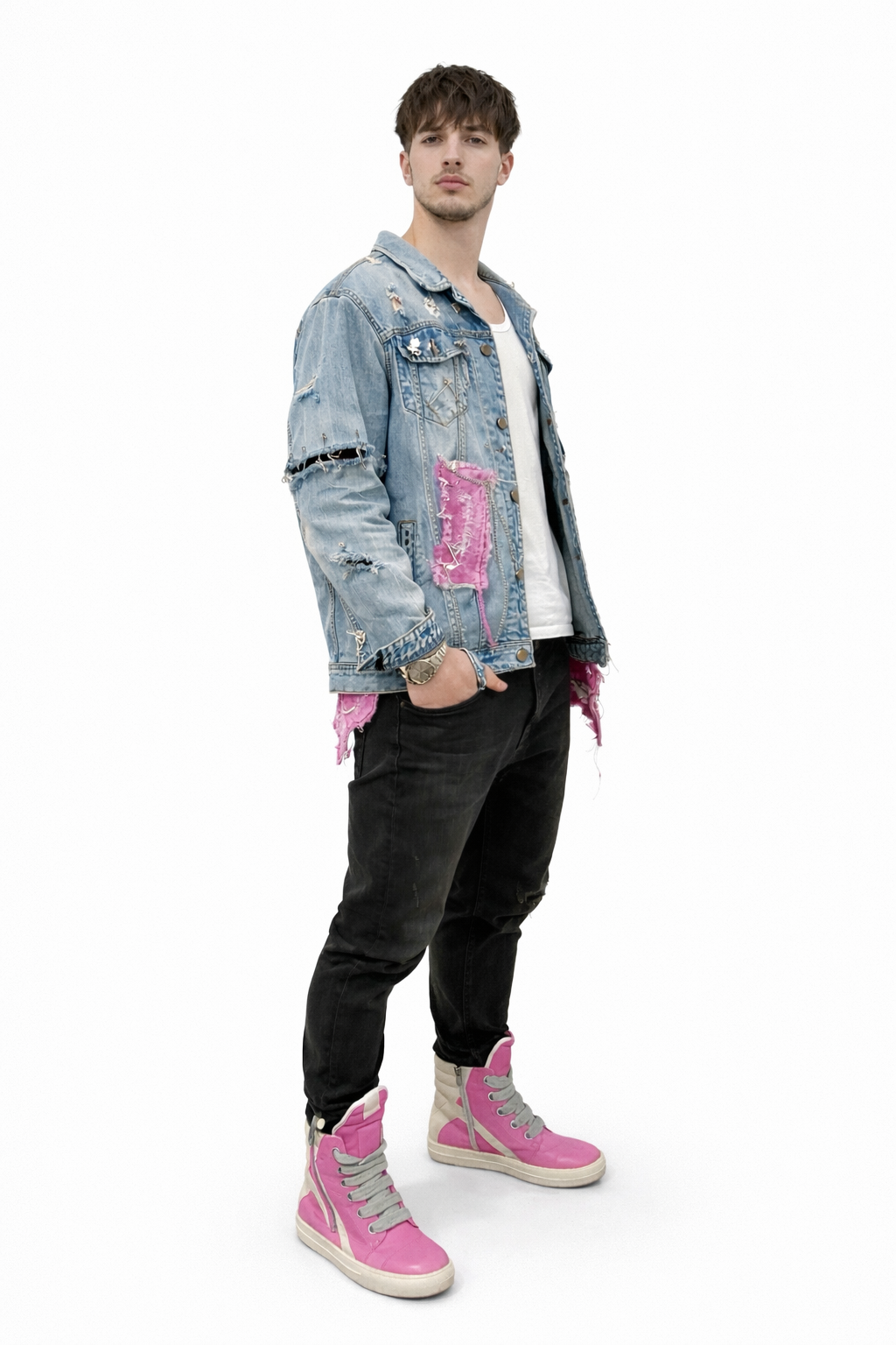 Patched Pink